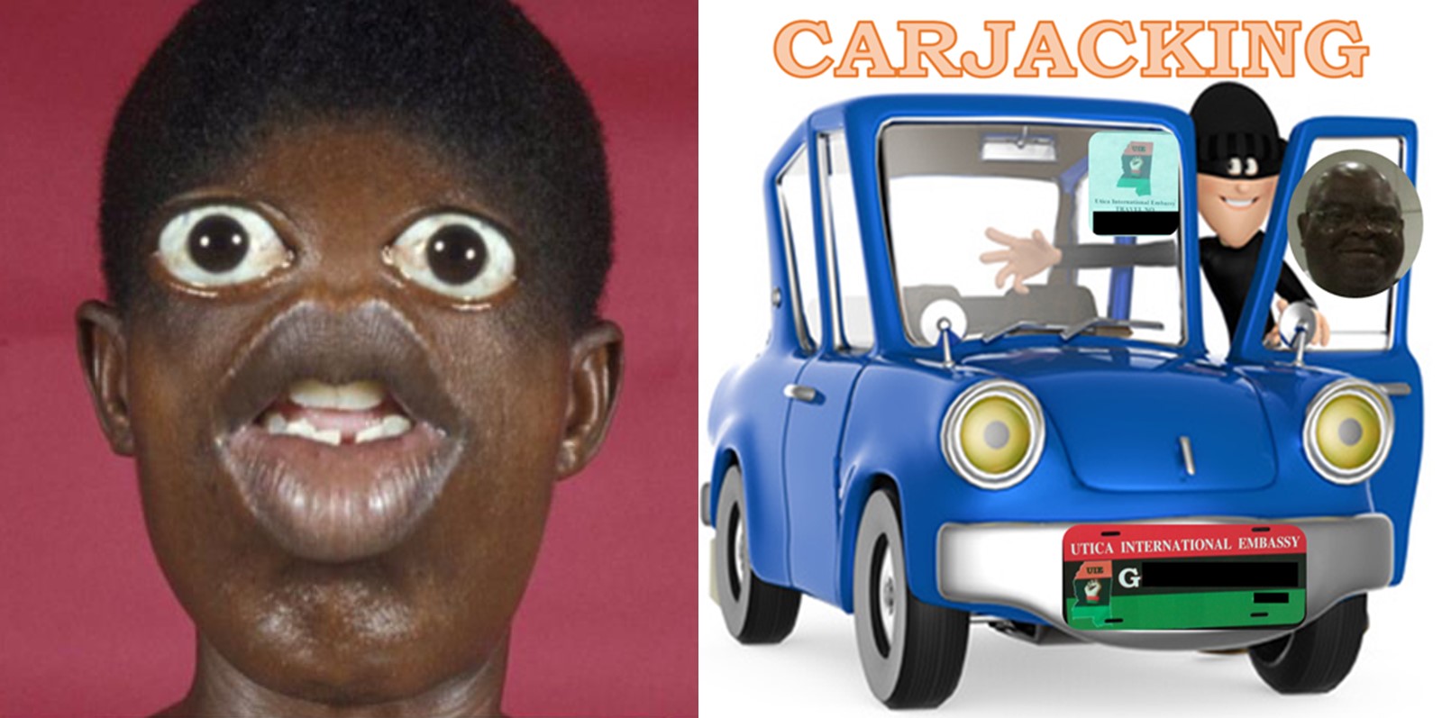 Black Colored Slaves War Crimes CarJacking