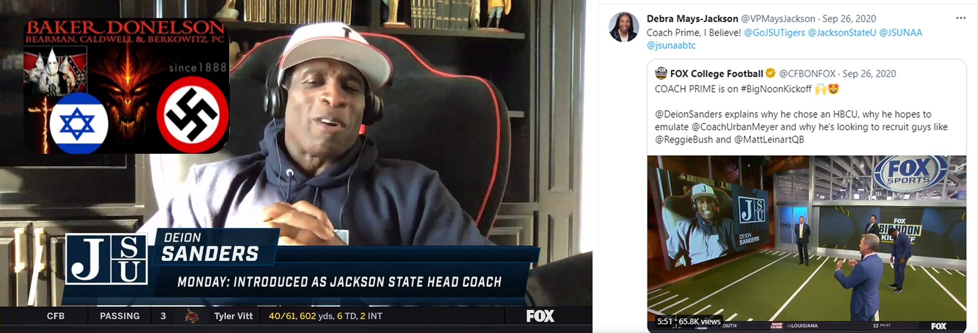 JSU Vice President Debra Mays Jackson Hire Of Deion Sanders