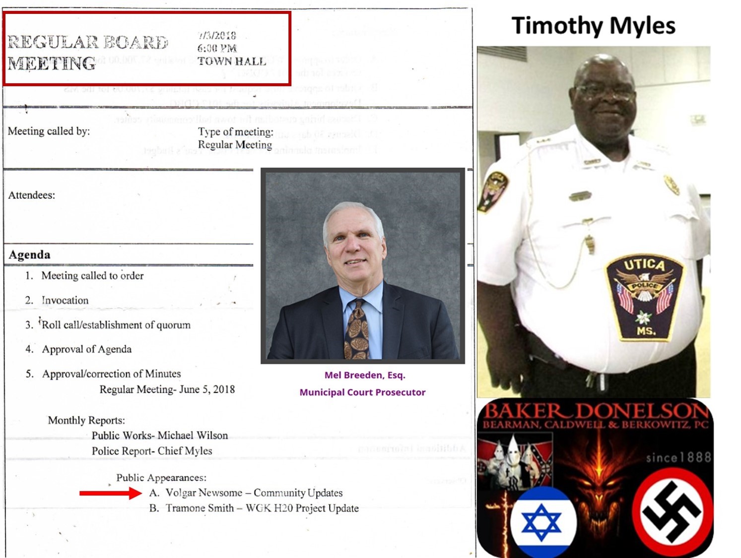 070318 UticaMS Regular Board Meeting