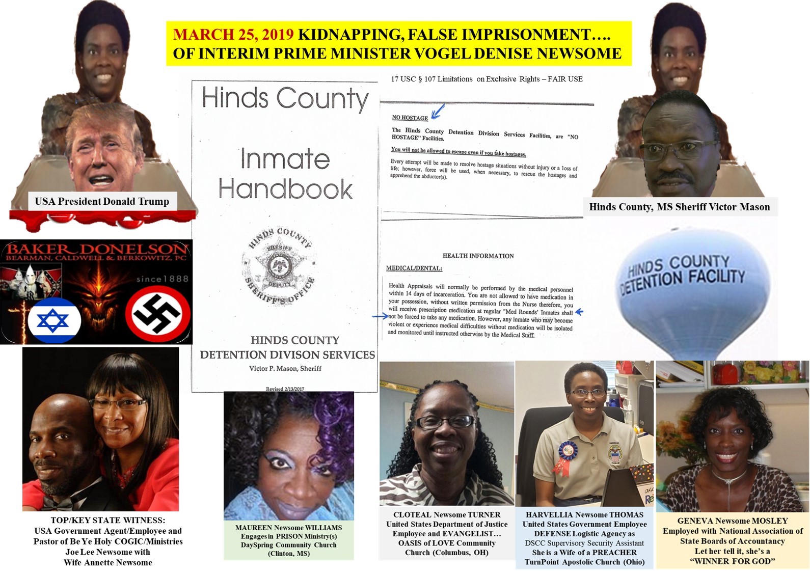 032519 KIDNAPPING Of Utica International Embassy Prime Minister Vogel Denise Newsome